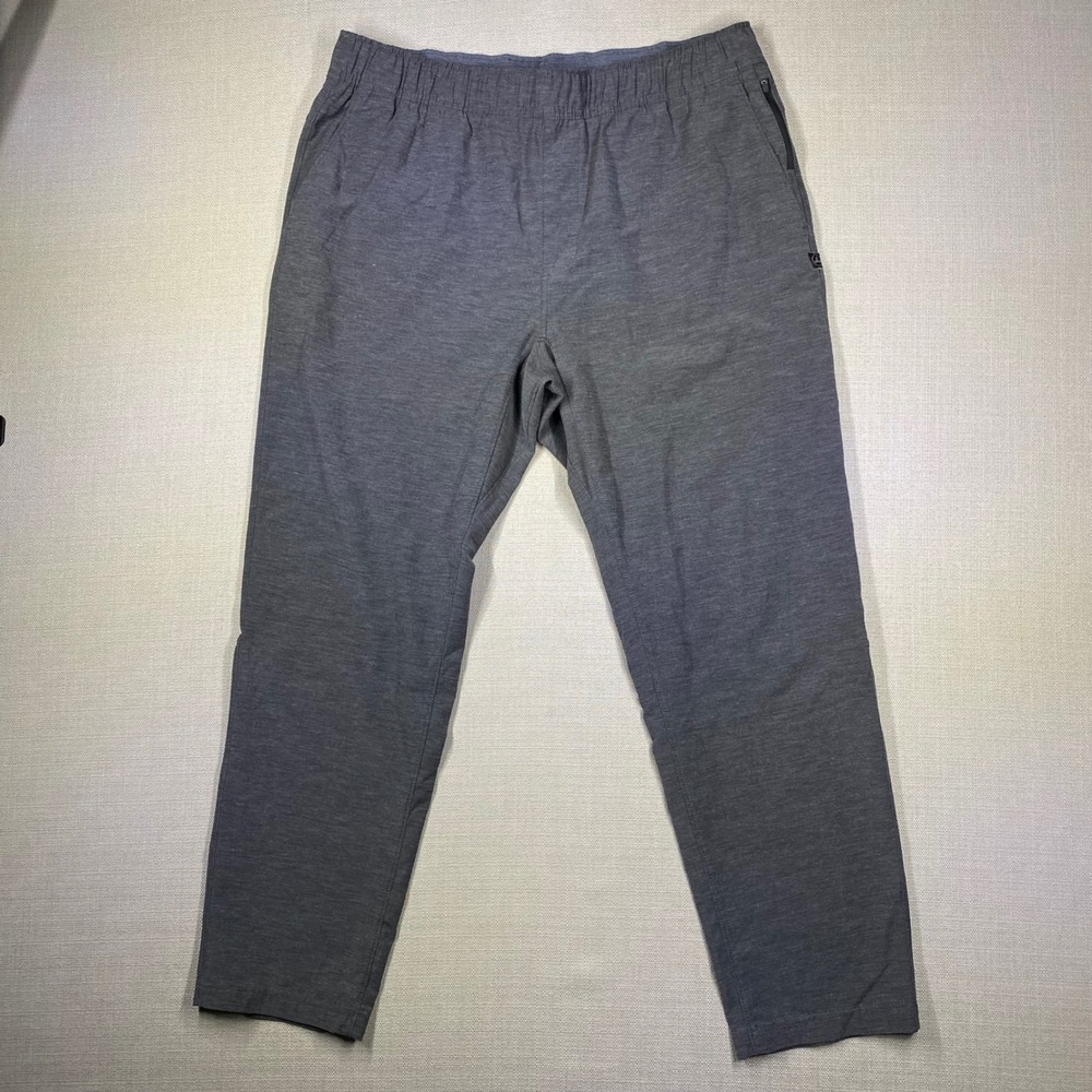 PrAna Slope Tapered Pants Mens XL Gray Heather UPF 50+